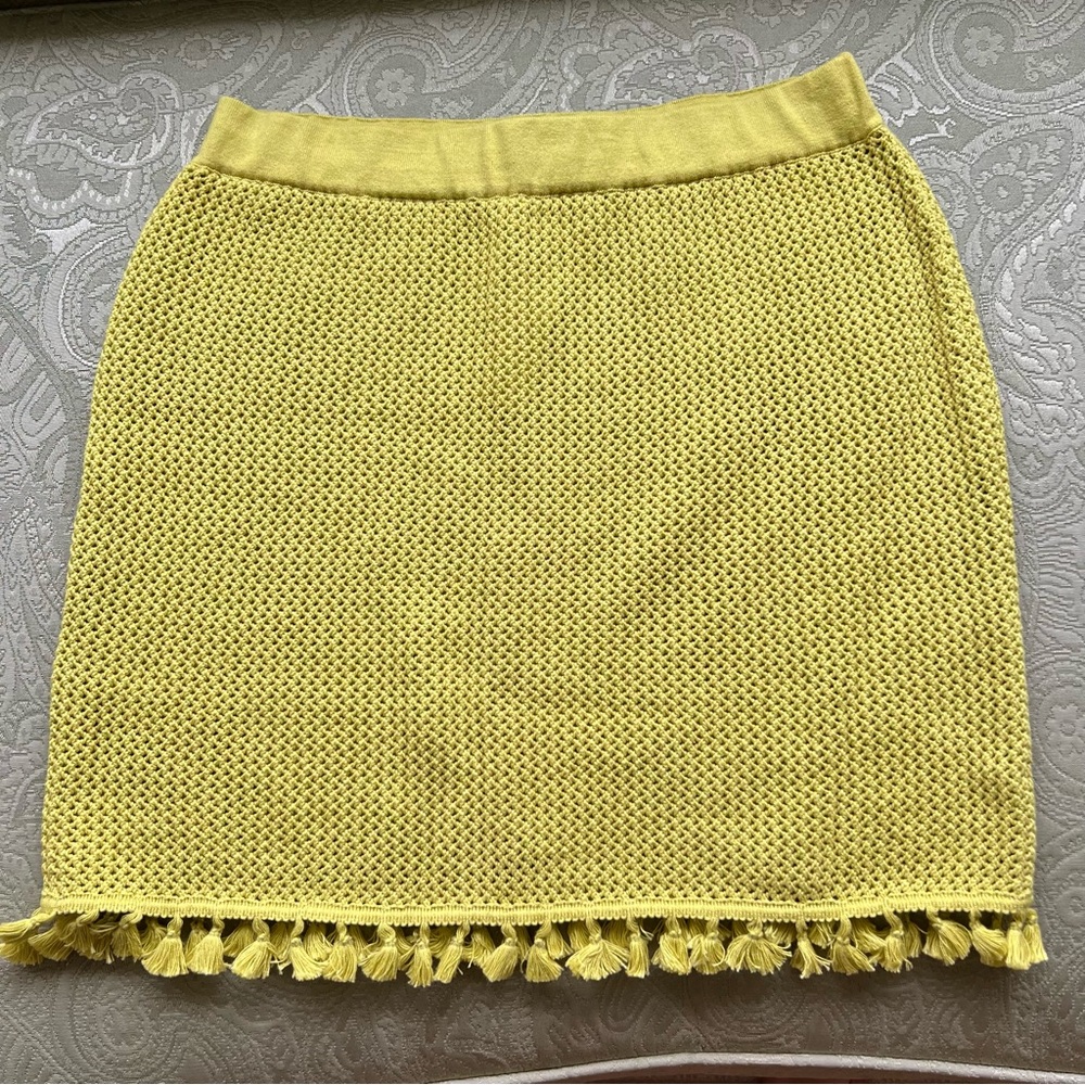 NWT Anthropologie Celandine Crochet Tassel Mini Skirt Size XL - Picture 10 of 10